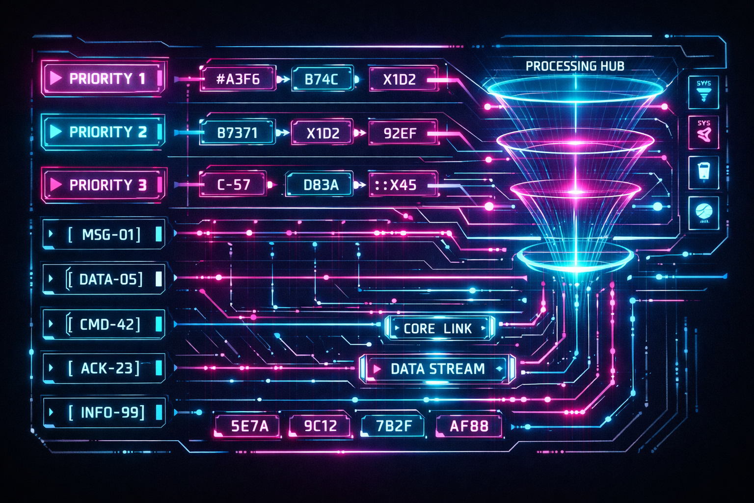 İletişim protokolleri ve bilgi akışı görseli
